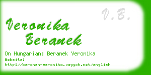 veronika beranek business card